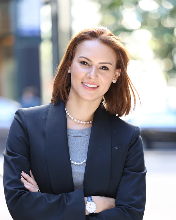Portrait of Renée Pryce, partner